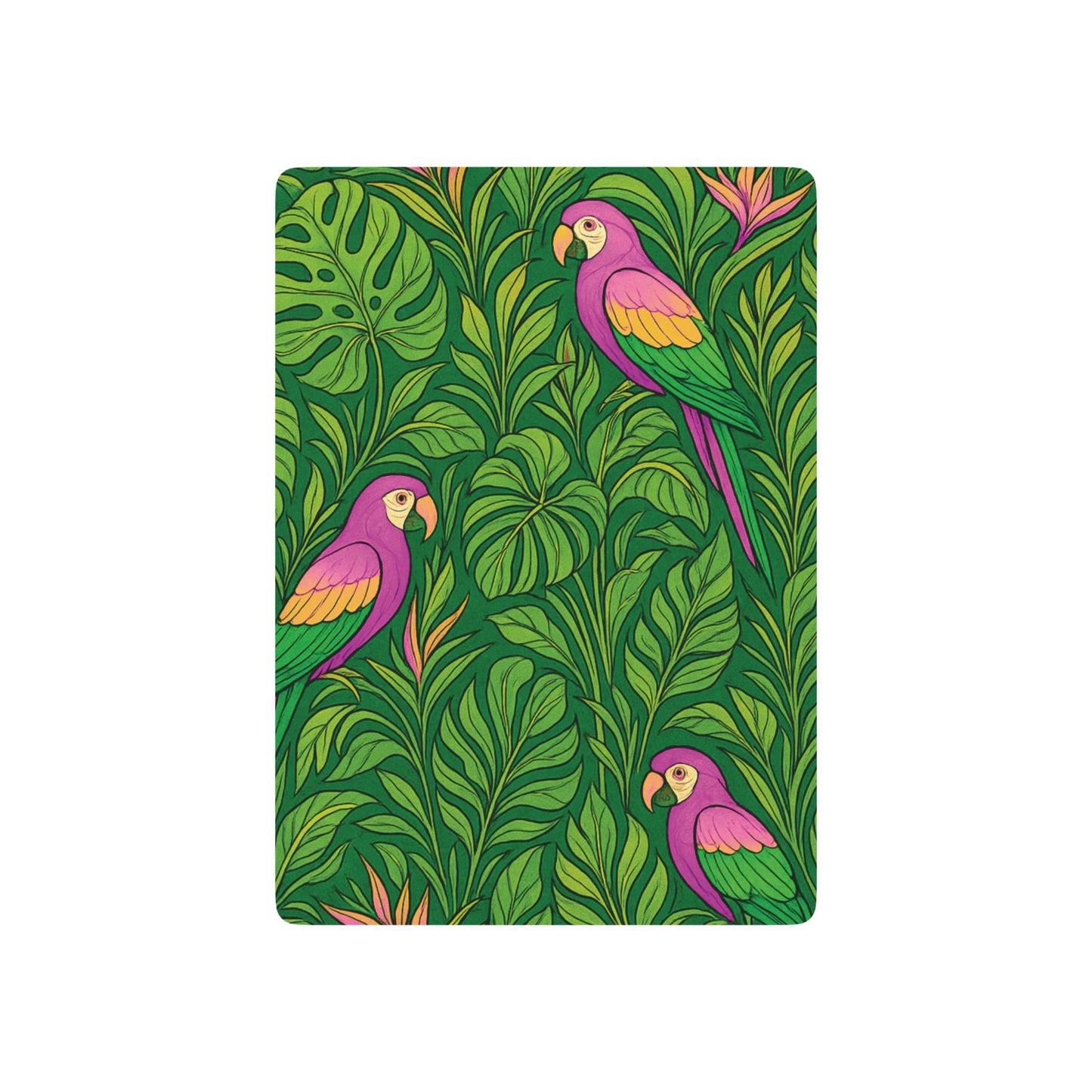 Poker Playing Cards - Parrot Family/Pink