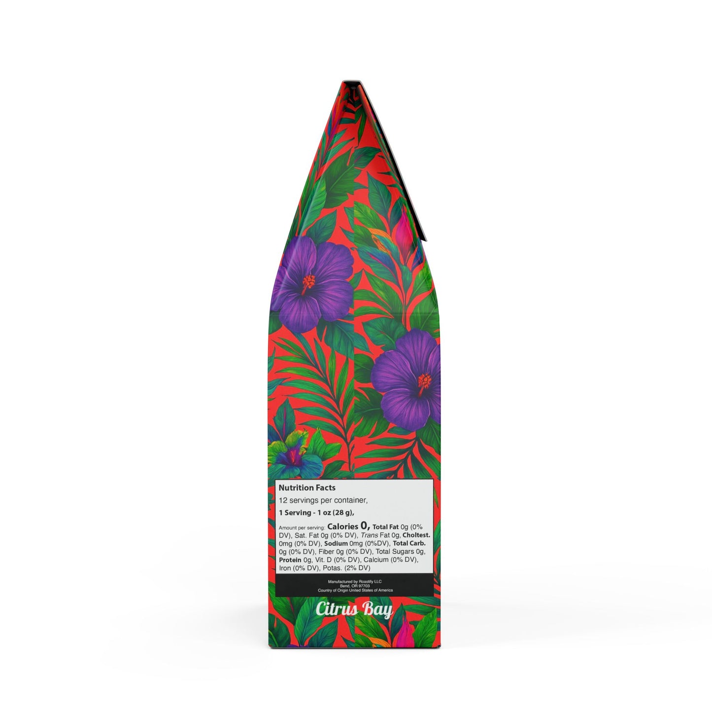 Citrus Bay Blend™ (Medium Roast) Specialty Grade Craft Coffee / Midnight Flowers, Coral