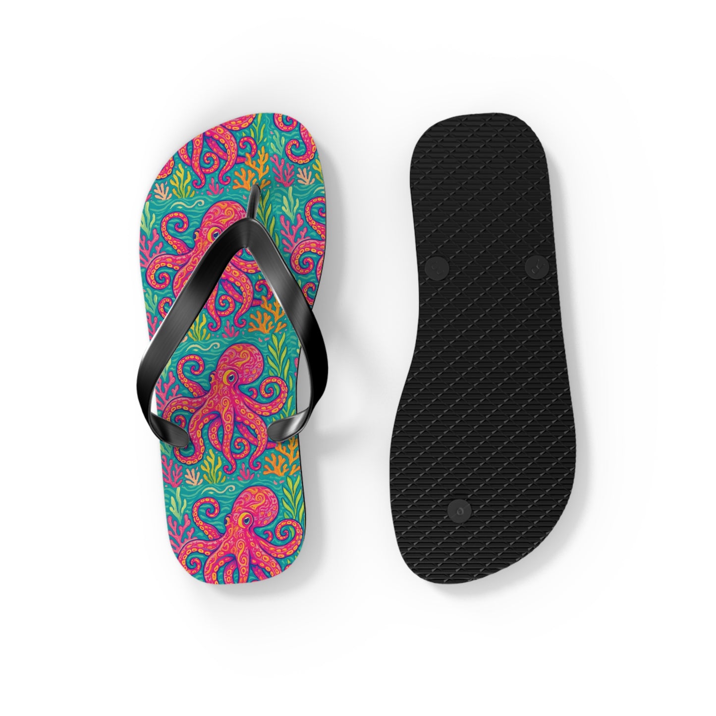Flip Flops - Red Kraken Joe