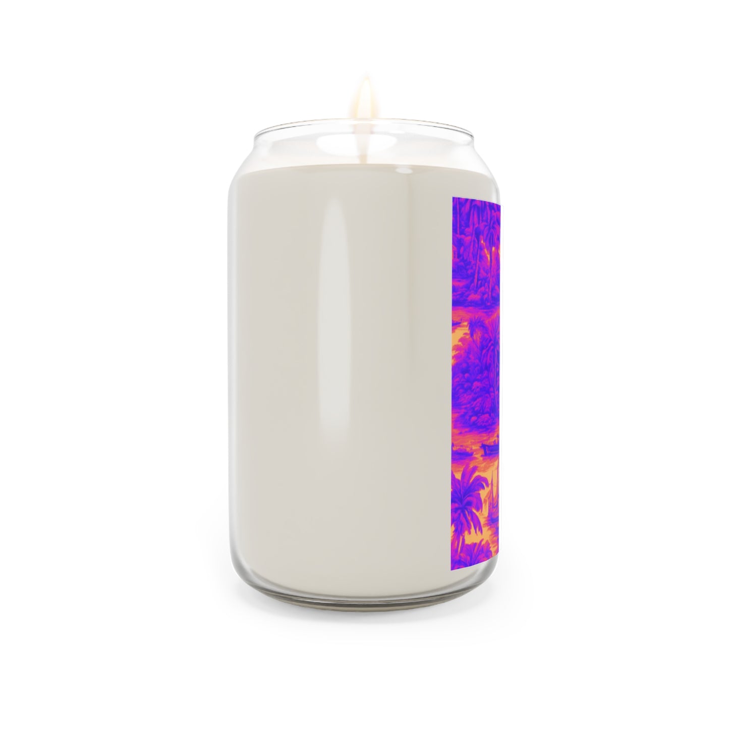 Scented Candle, 13.75oz - Crazy Cool Tropical Toile