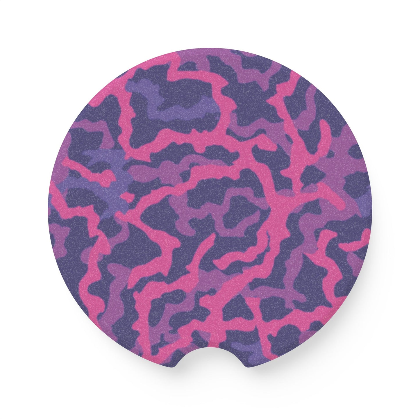 Soapstone Car Coaster - Coral Threads/Heatwave