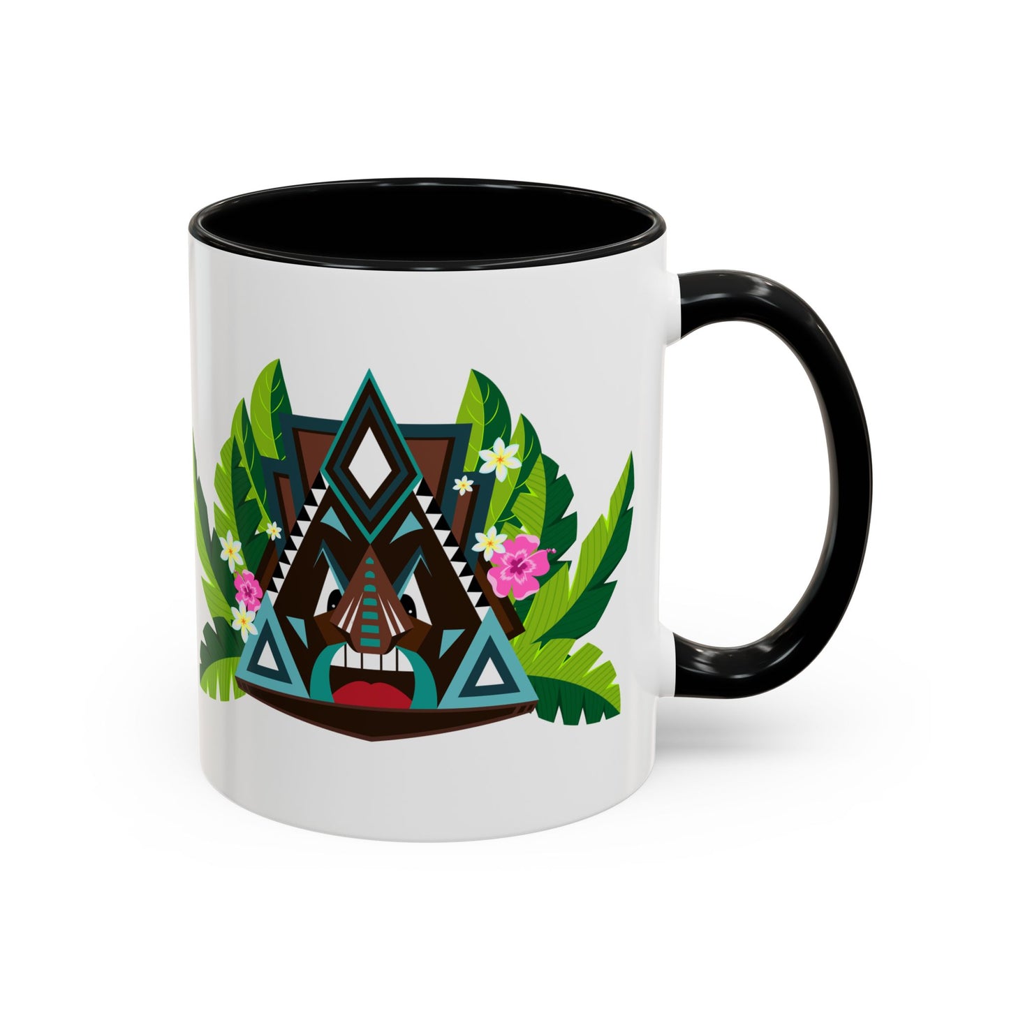 Accent Coffee Mug (11, 15oz), 8 Colors - Tiki Boss Kai