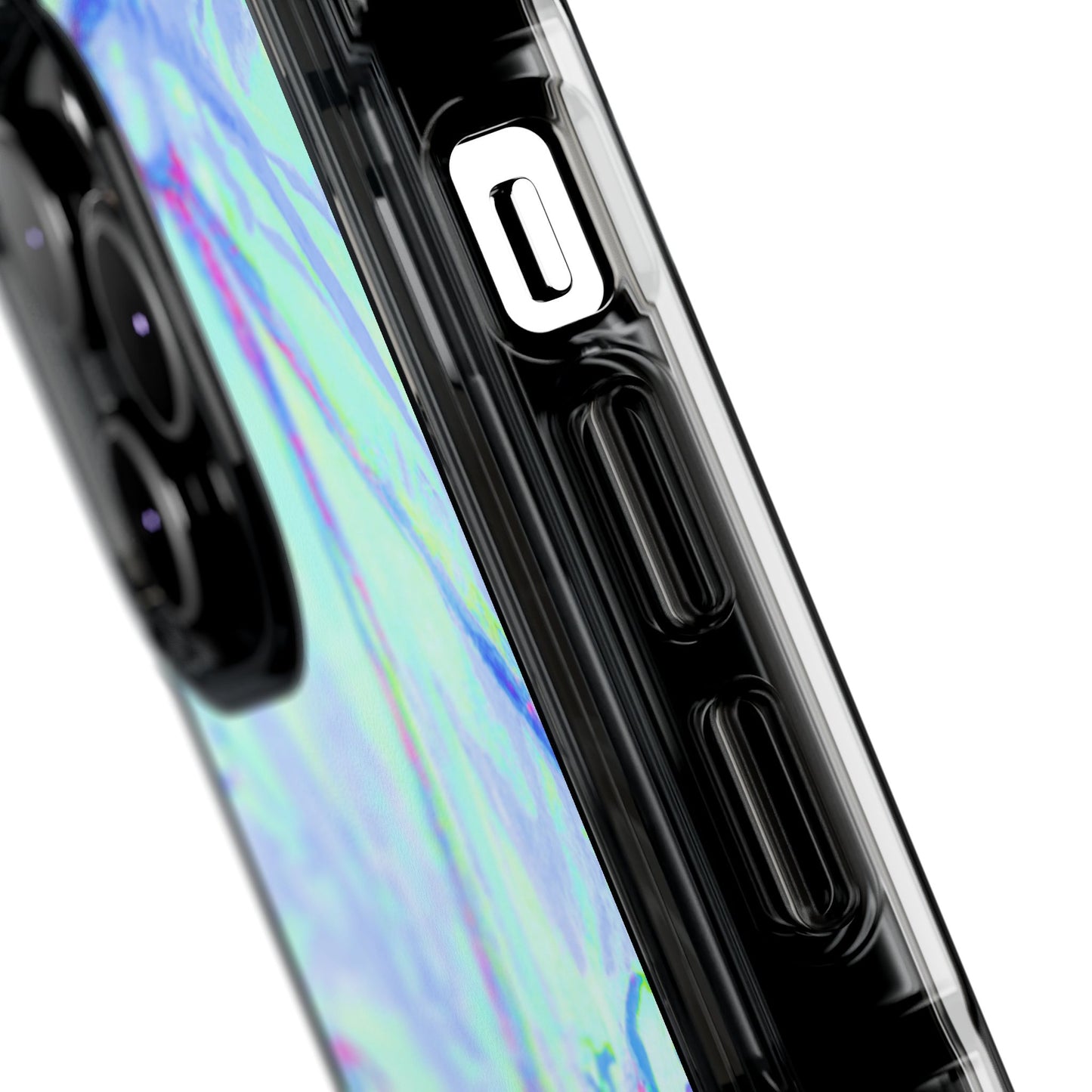 Tropical Doodles/Blue Magnetic Clear Phone Case, Many Models