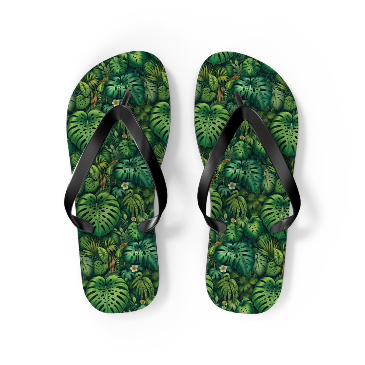 Flip Flops - Rainforest Greenery