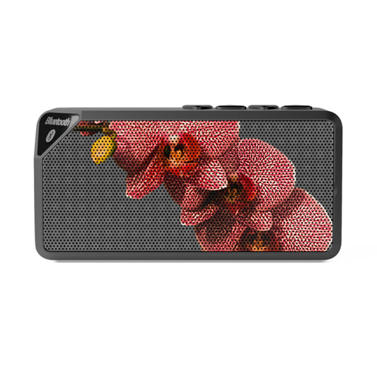 Jabba Bluetooth Speaker - Red Orchid | Grey Wicker