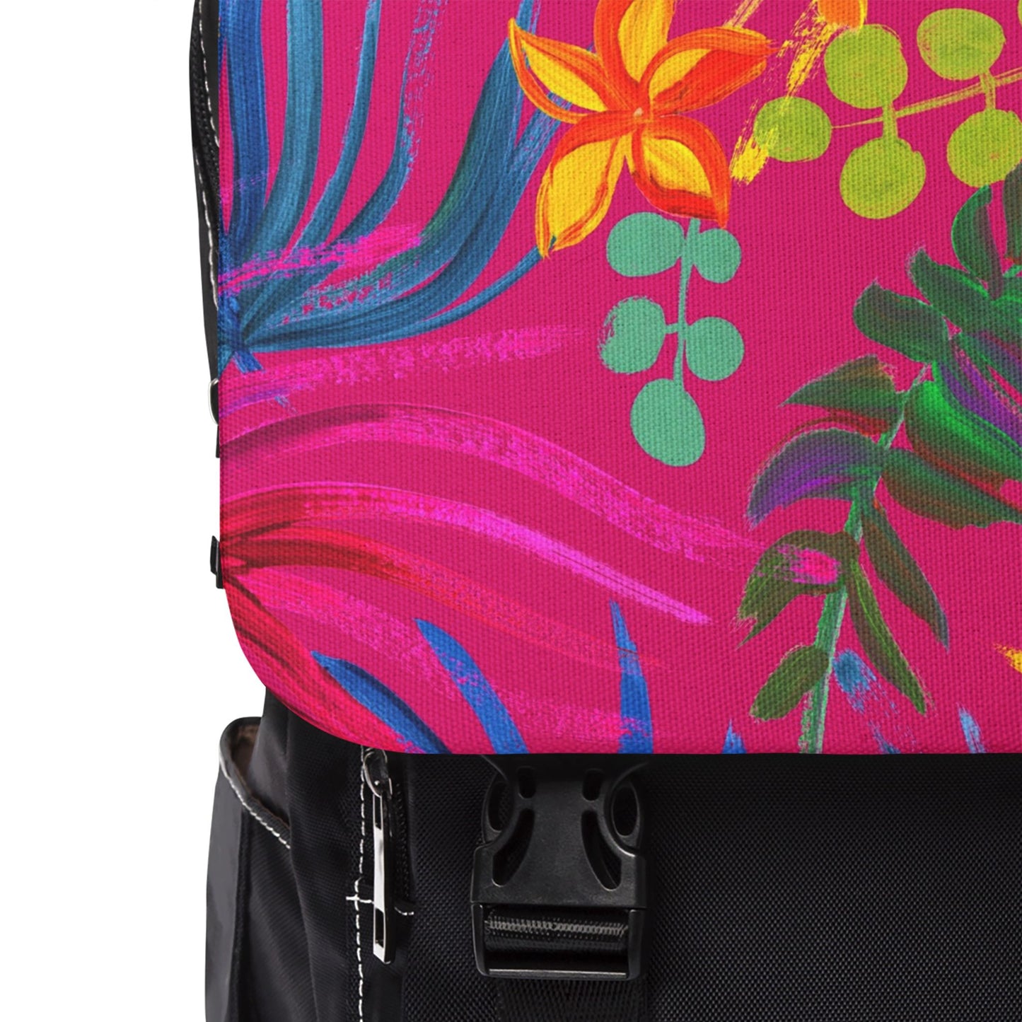 Exotic Flora Casual Backpack - Perfect for Everyday Adventures