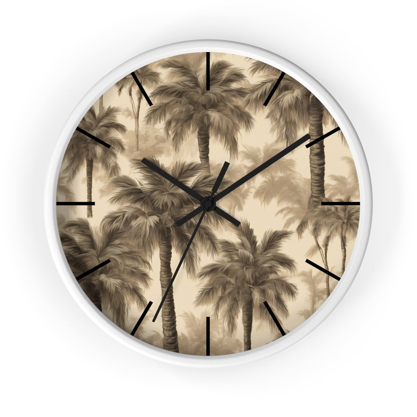 Wall Clock, Lisa's Fluffy Palms, Hands/Base Variants