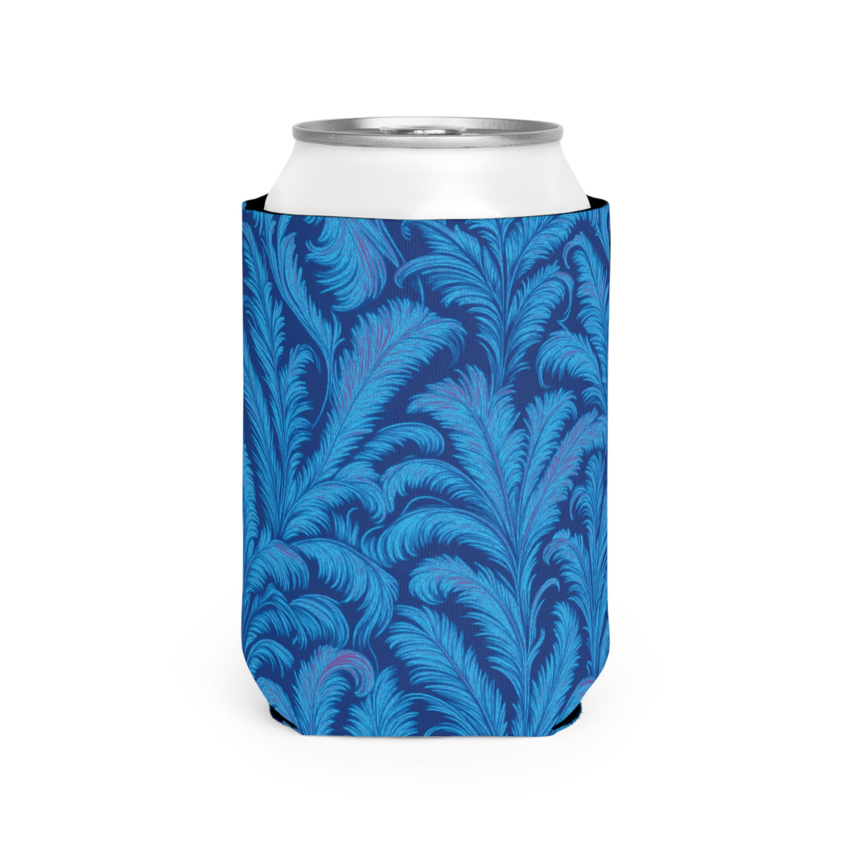 Rocco Blues/Dark Blue Can Cooler Sleeve - Perfect for Outdoor Picnics