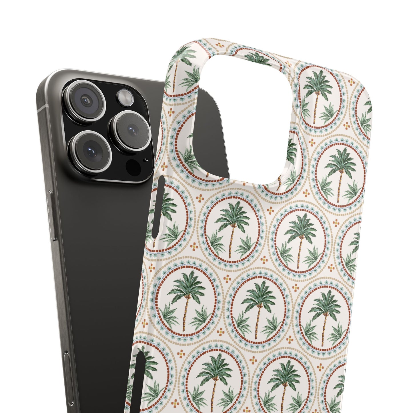 Slim Phone Cases - Mosaic Palm Tree