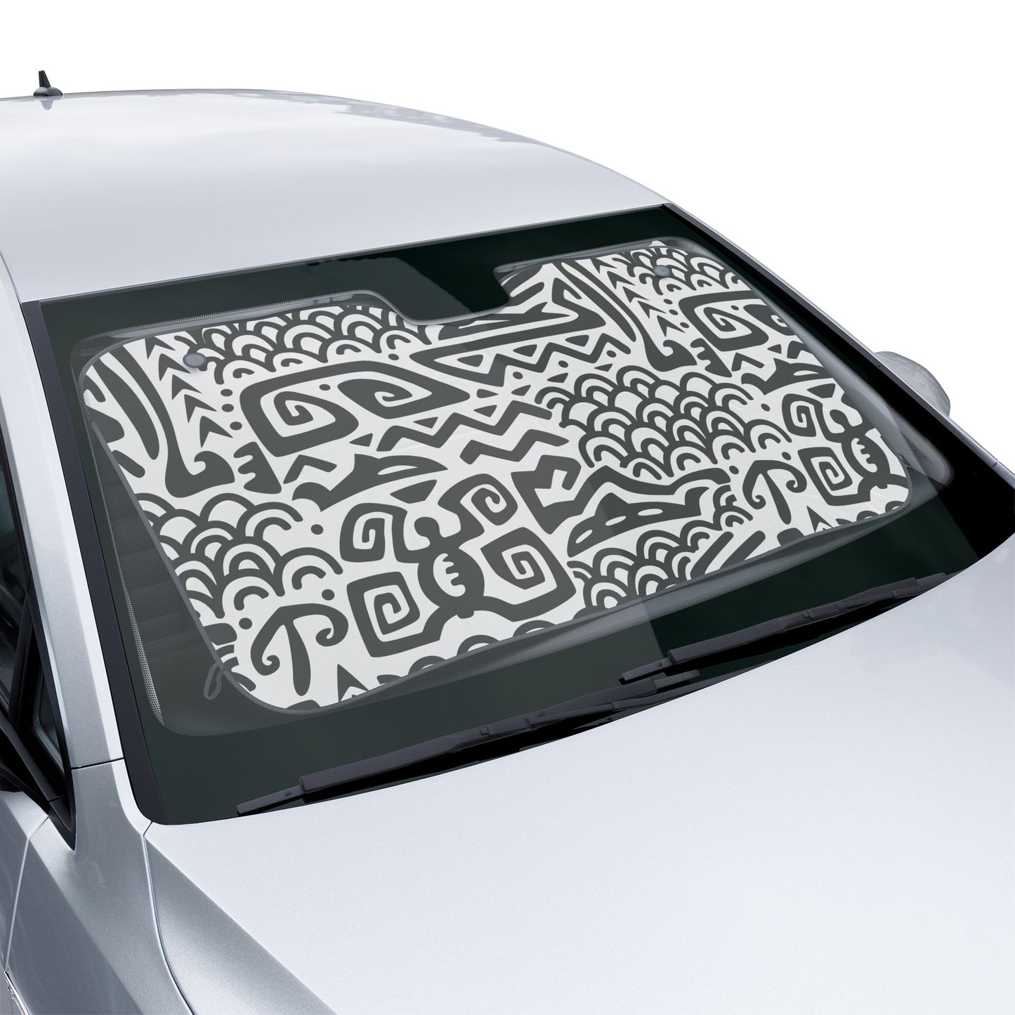 Tropical Car Sun Shades / Tiki Aztec Toile