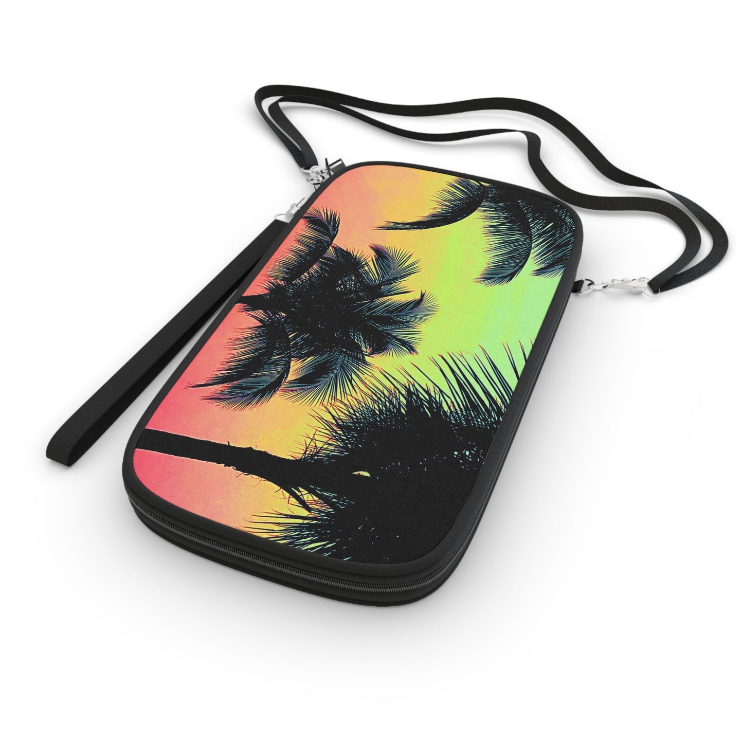 Passport Wallet – Perfect for Travelers & Adventurers / Palm Grove, Sangria