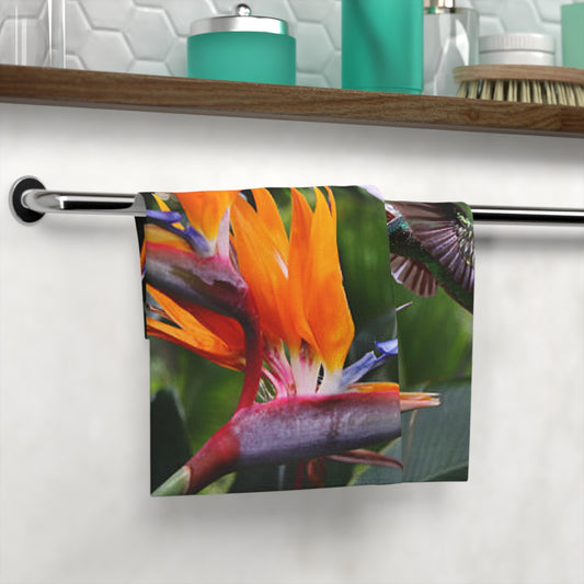 Face Towel - Bird of Paradise / Hummer