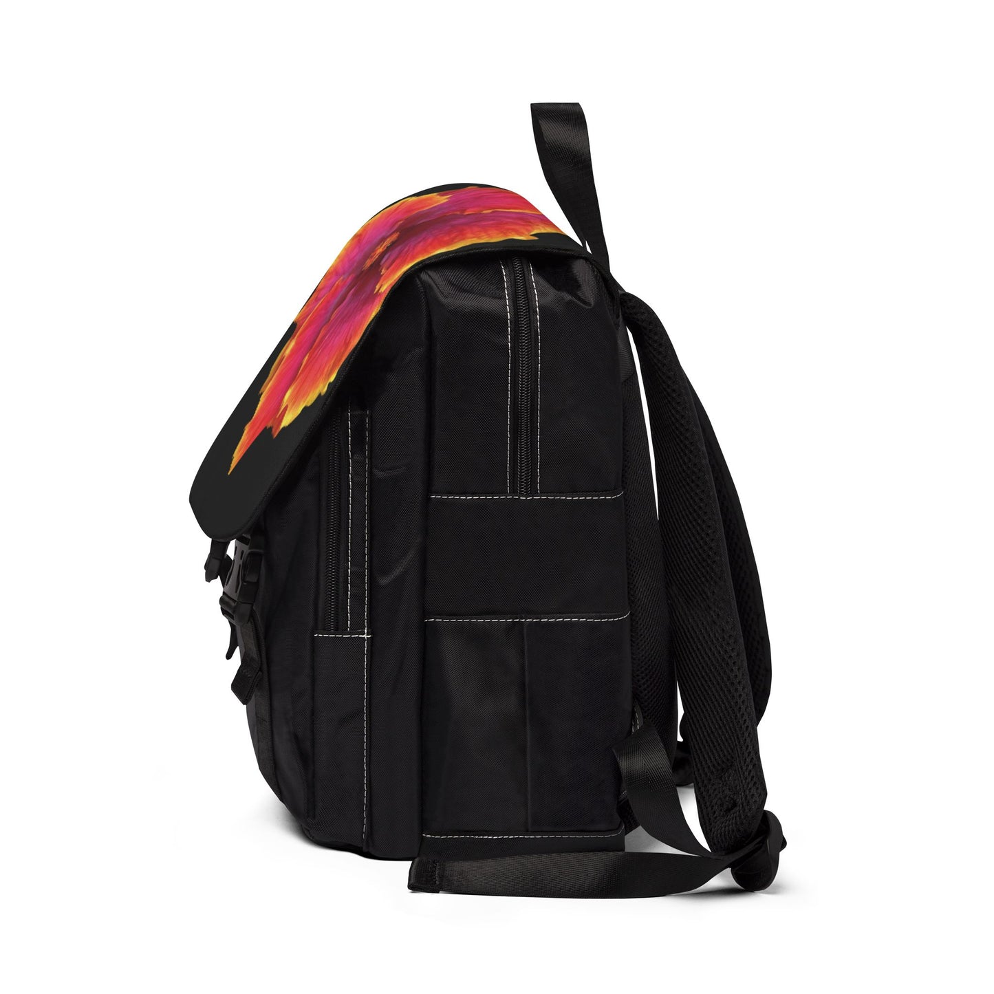 Sunset Hibiscus Flower Casual Backpack - Perfect for Everyday Adventures