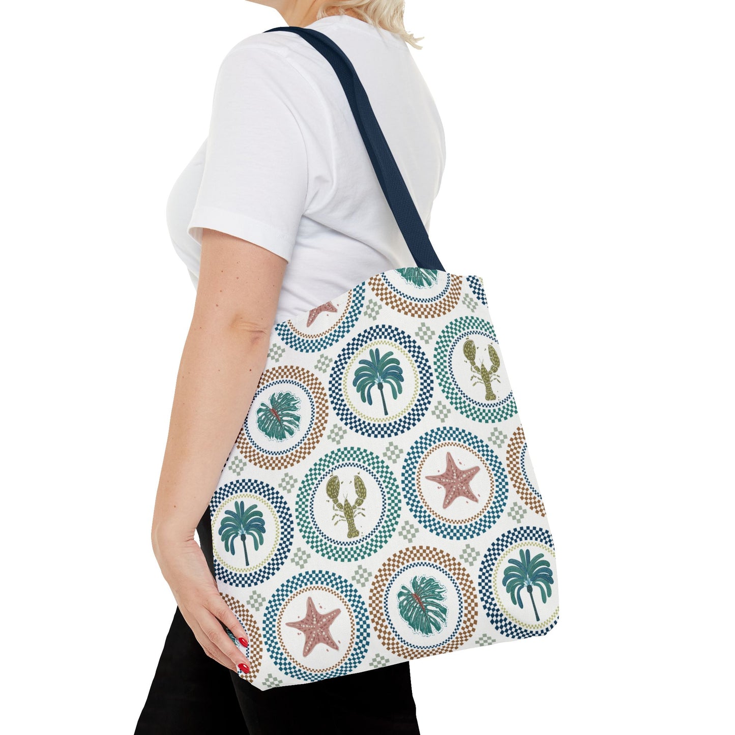 Mosaic Tropi Sealife Tote Bag - 3 Sizes