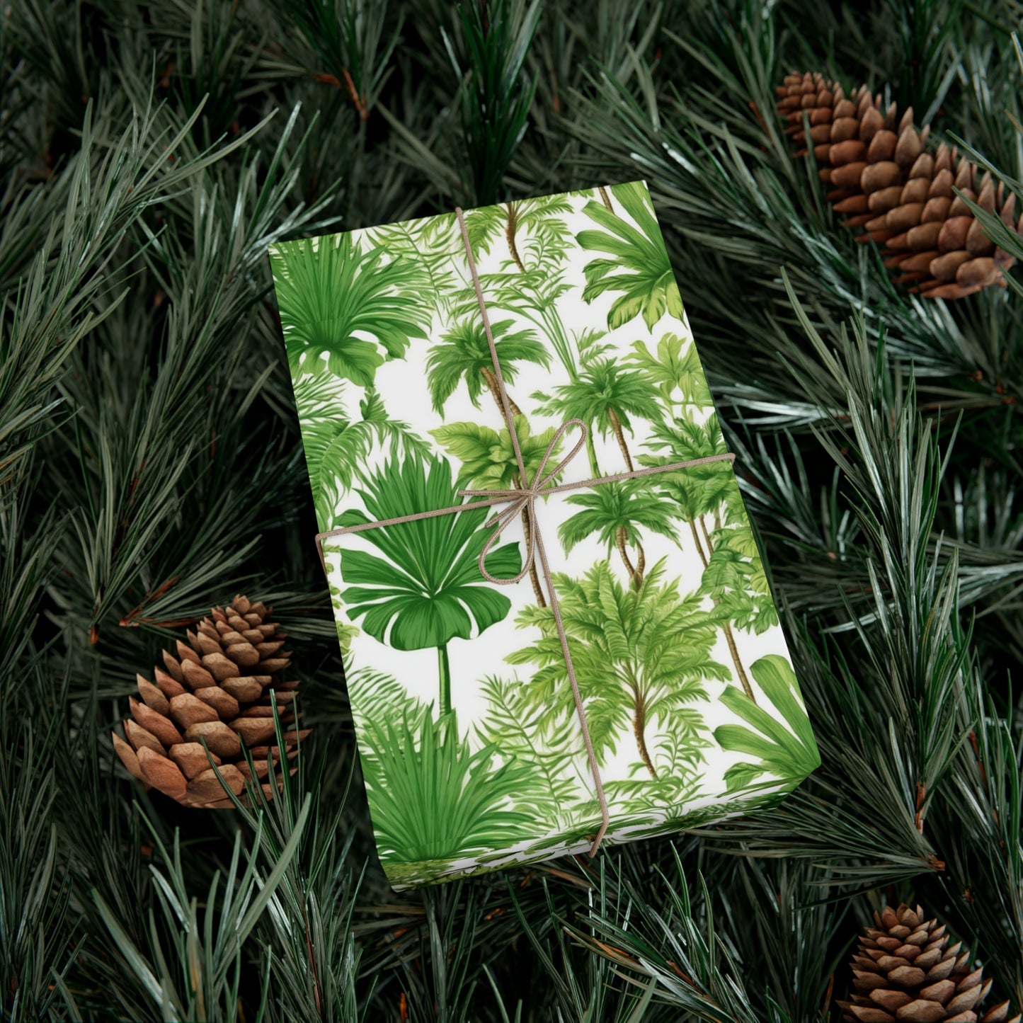 Wrapping Paper - Tropical Gift Wrap for All Occasions / 3 Sizes, 2 Finishes / Violet's Favorite Palms