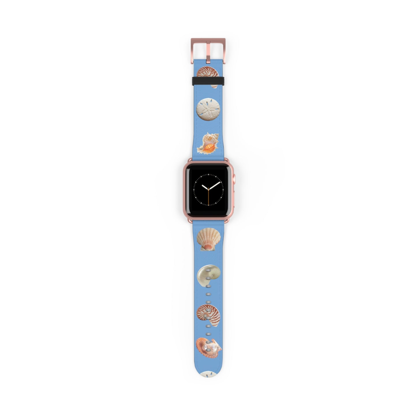 Apple Watch Band - Mixed REAL Seashells/Lt. Blue