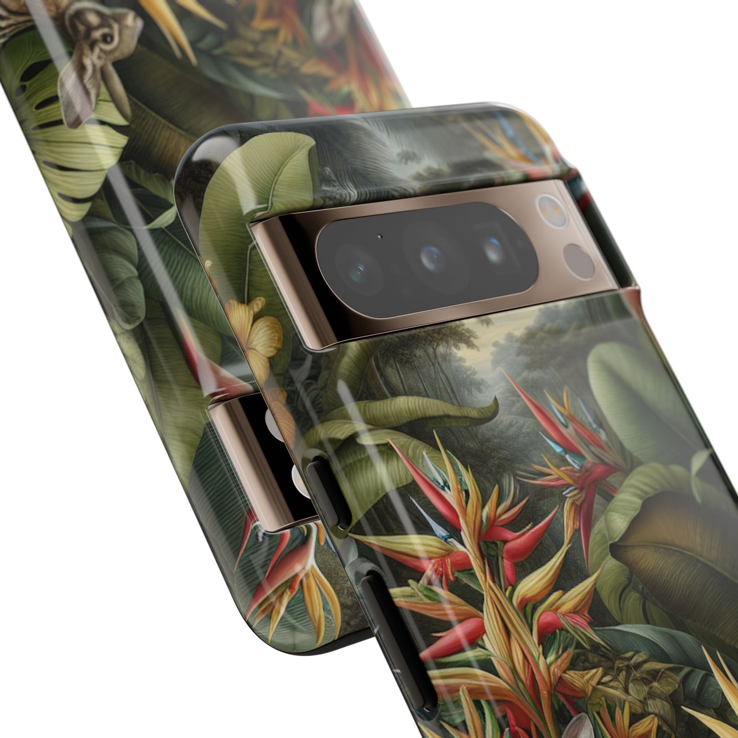 Rainforest Rabbit Outing Phone Case - Tough Cases with Summer Vibe