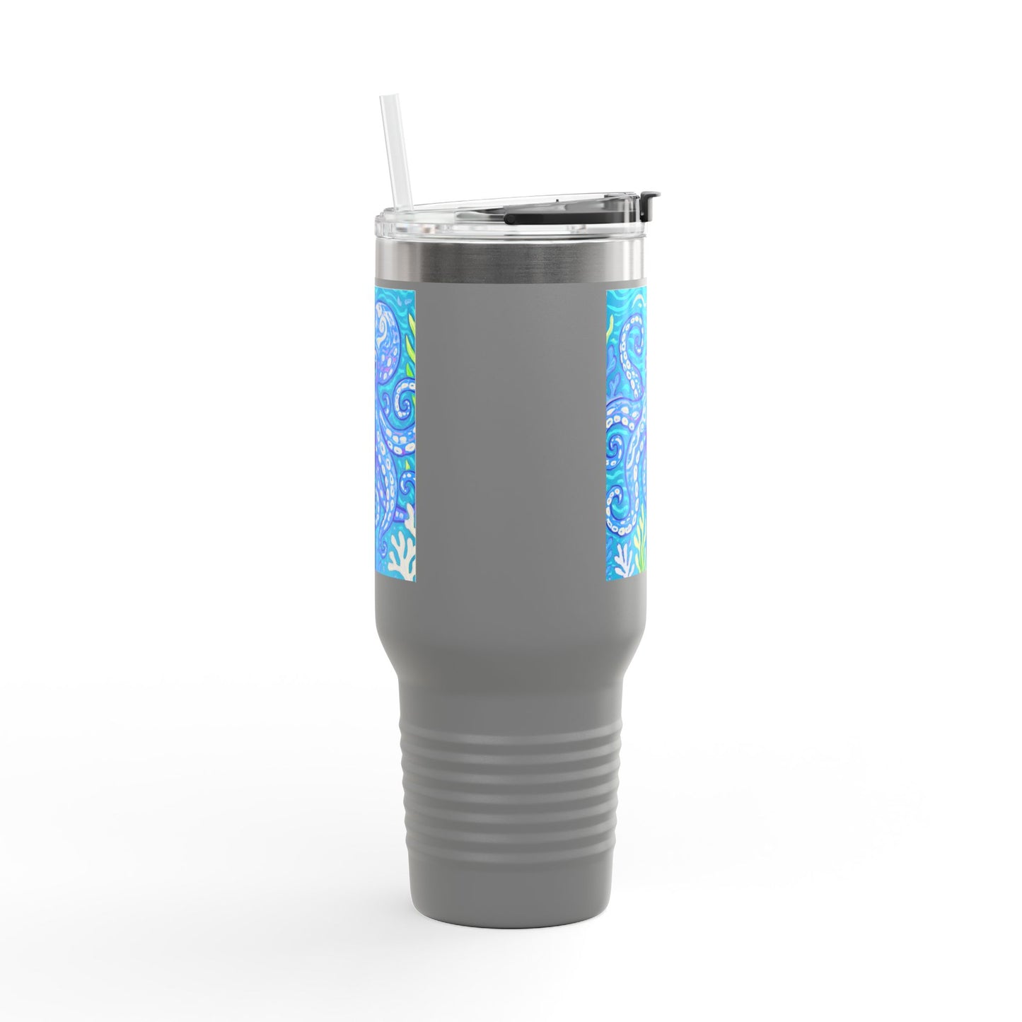 Kraken Joe/Blue Insulated Travel Mug - 40oz - Perfect for Outdoor Adventures