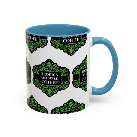Accent Coffee Mug (11, 15oz), 8 Colors - Tropics Lifestyle Coffee