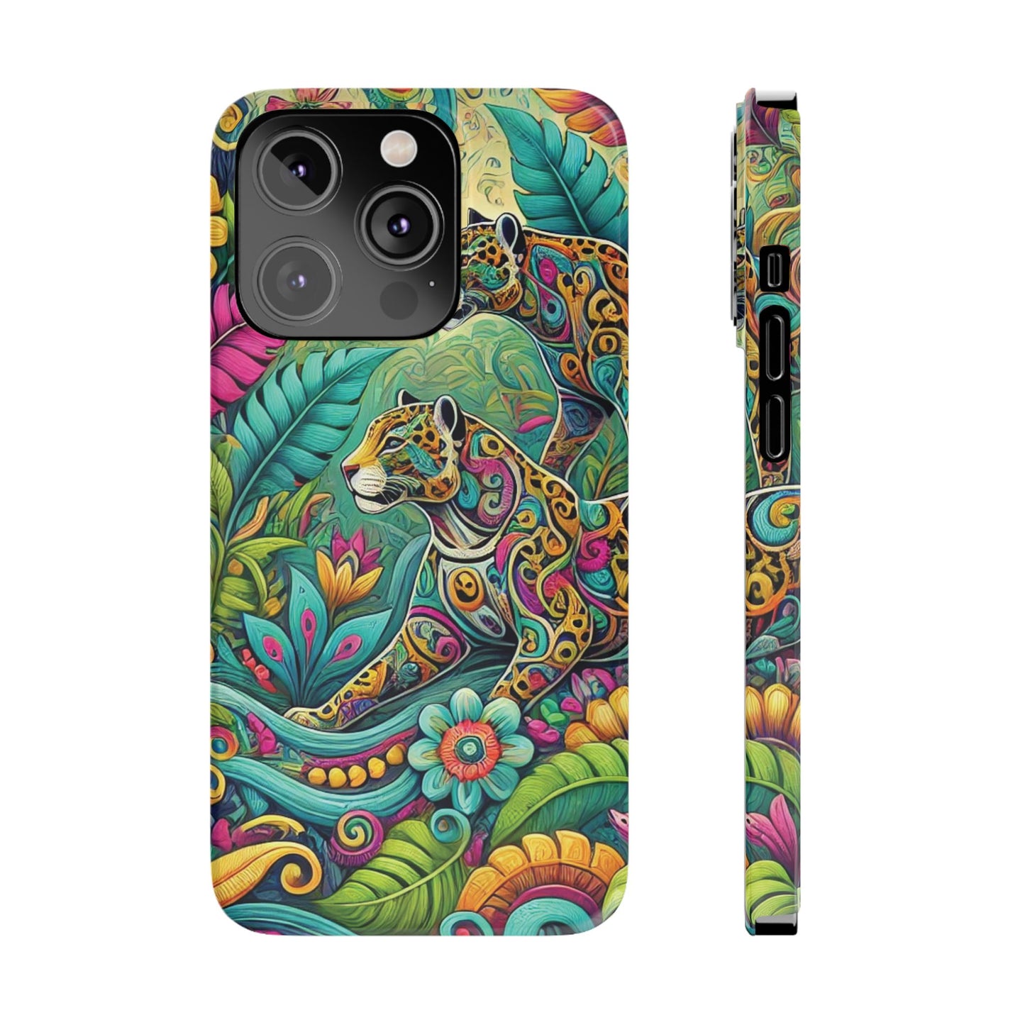 Slim Phone Cases - Jaguar Pop
