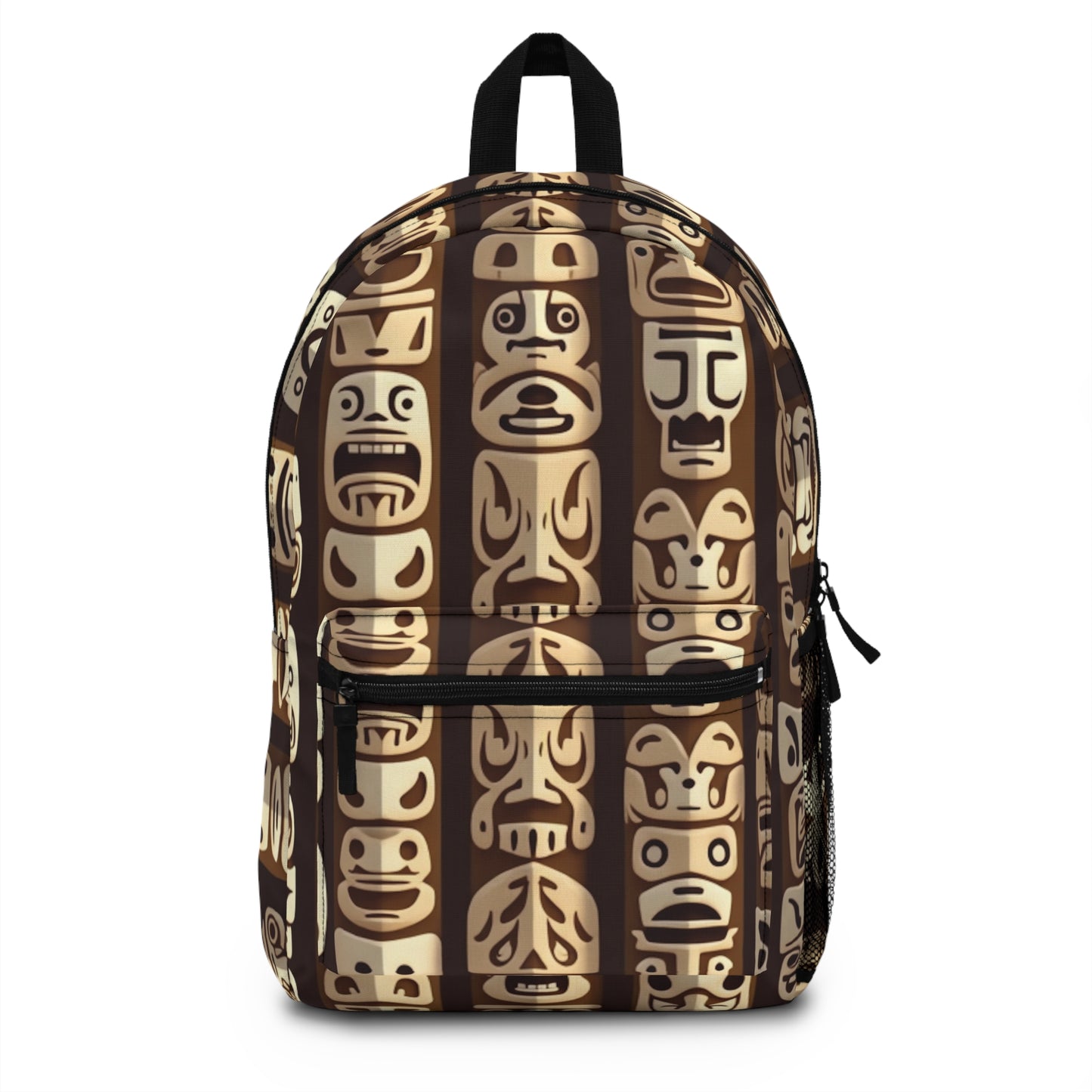 Tropical Backpack  / Funny Tiki Totems