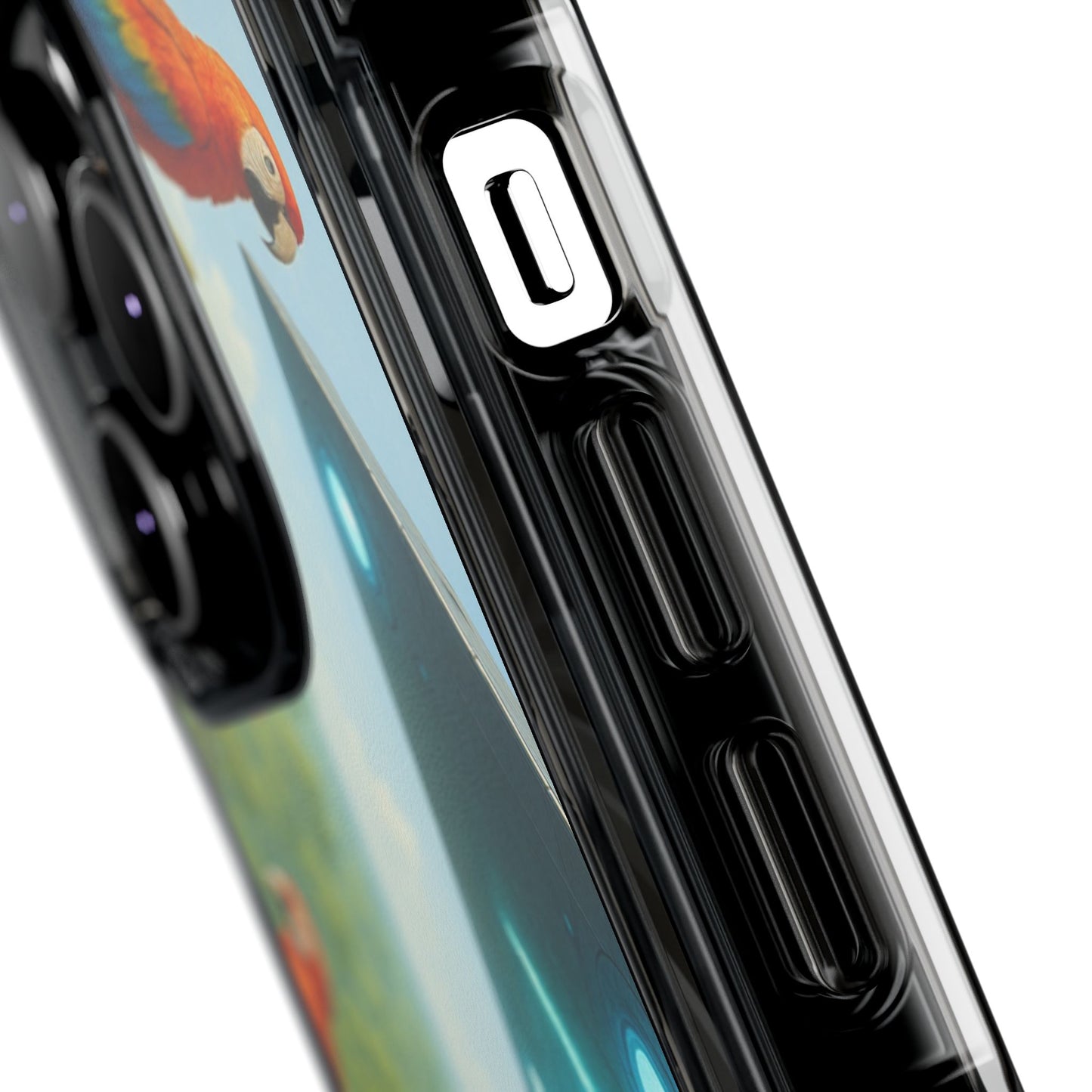 UFO and Macaws Magnetic Clear Phone Case, Many Models