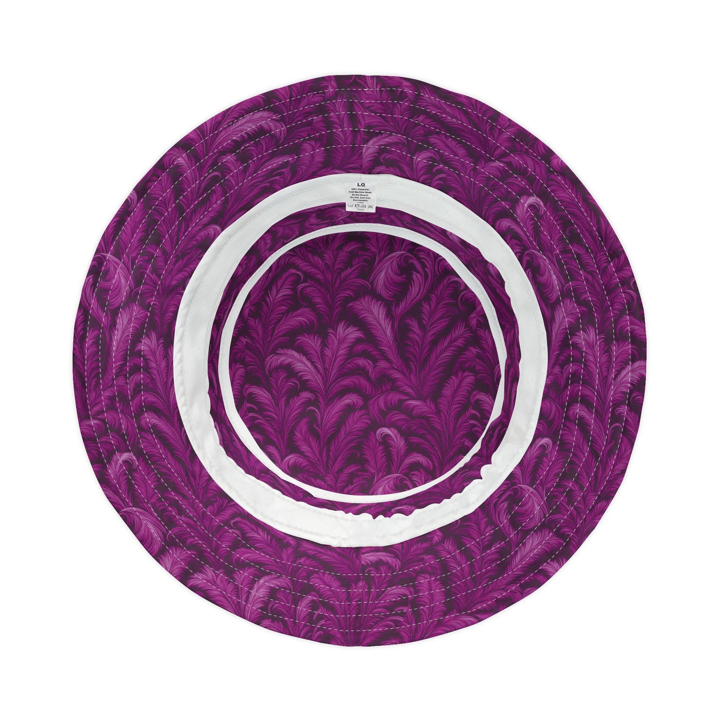 Tropical Polyester Bucket Hat, 2 Sizes - Rocco Pink