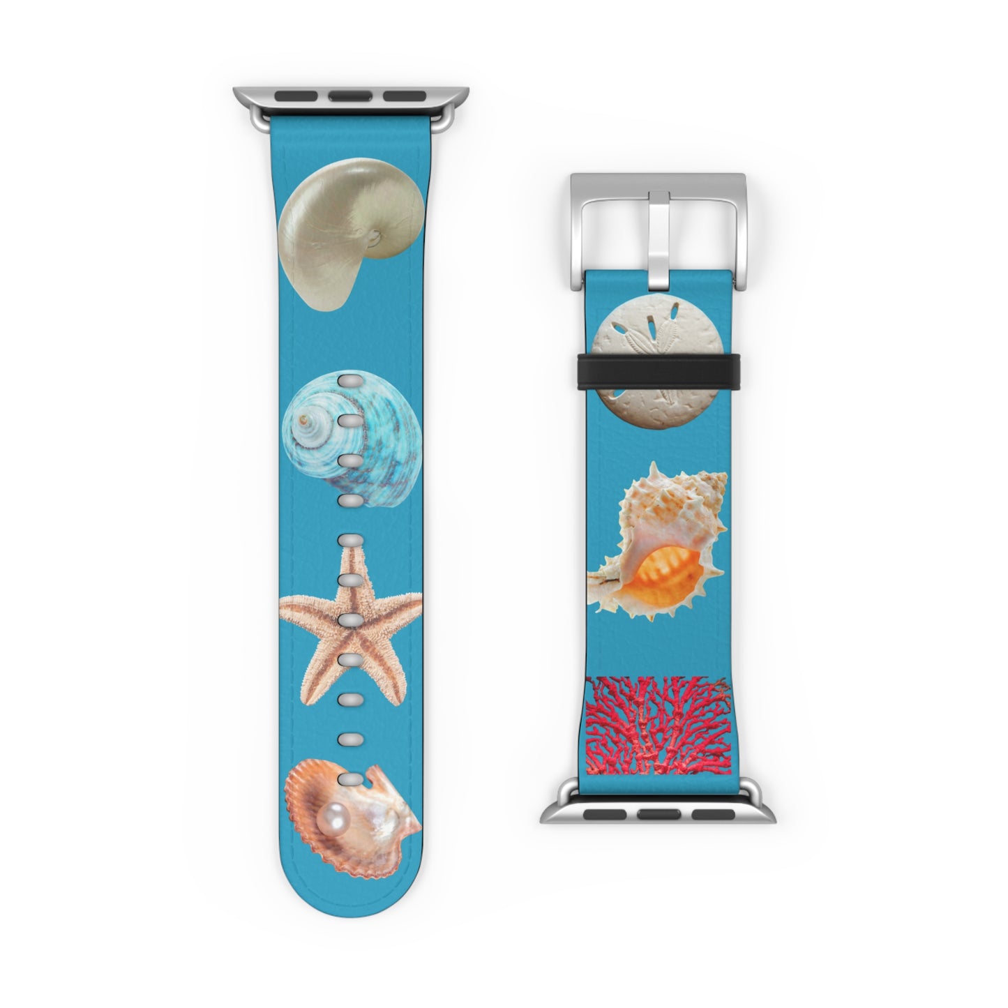 Apple Watch Band - Real Seashell Collection, turquoise