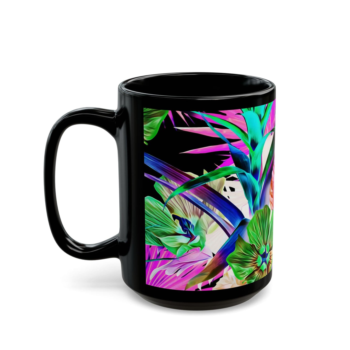 Black Mug (11oz, 15oz), Plant Palooza, black