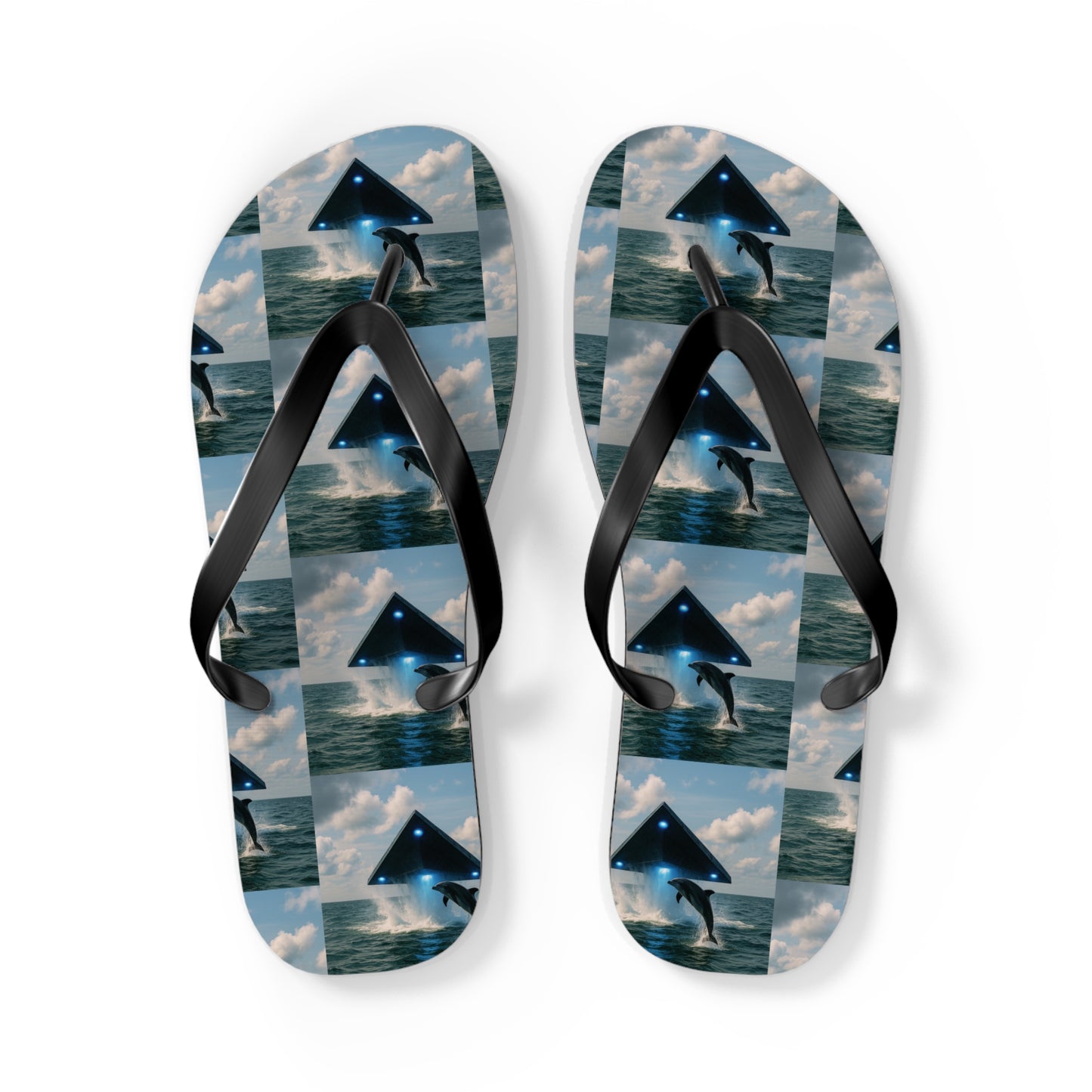 Flip Flops - UFO and Dolphin
