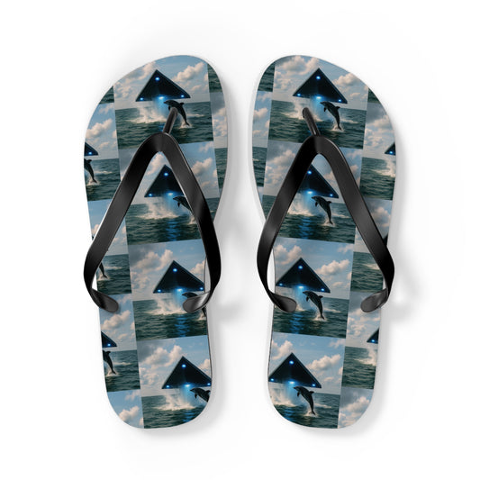 Flip Flops - UFO and Dolphin