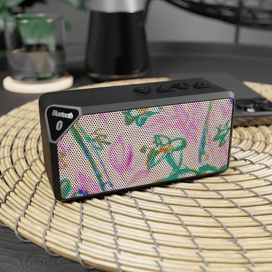 Jabba Bluetooth Speaker - Portable Sound Experience / Tropical Doodles, Pink