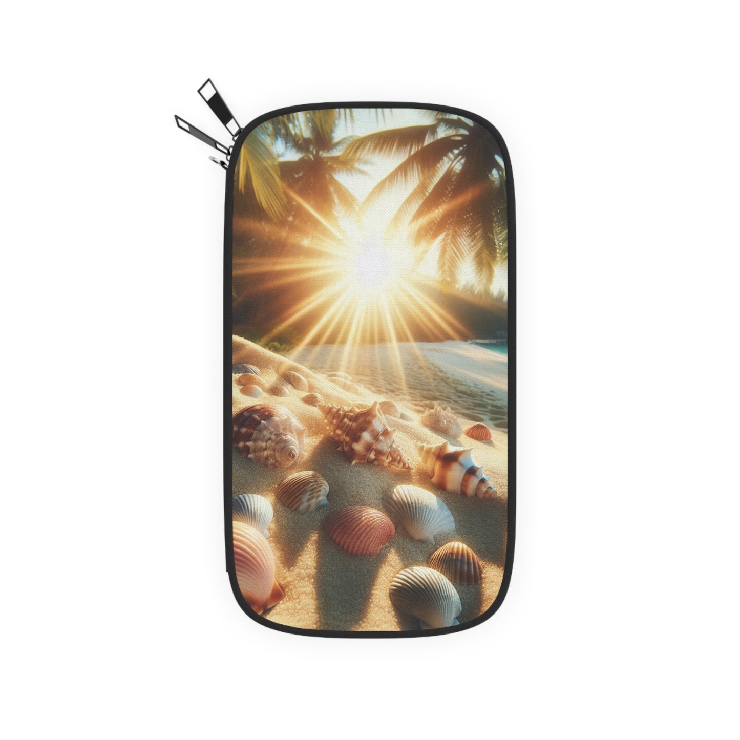 Passport Wallet – Perfect for Travelers & Adventurers / Sunrise Shell Beach