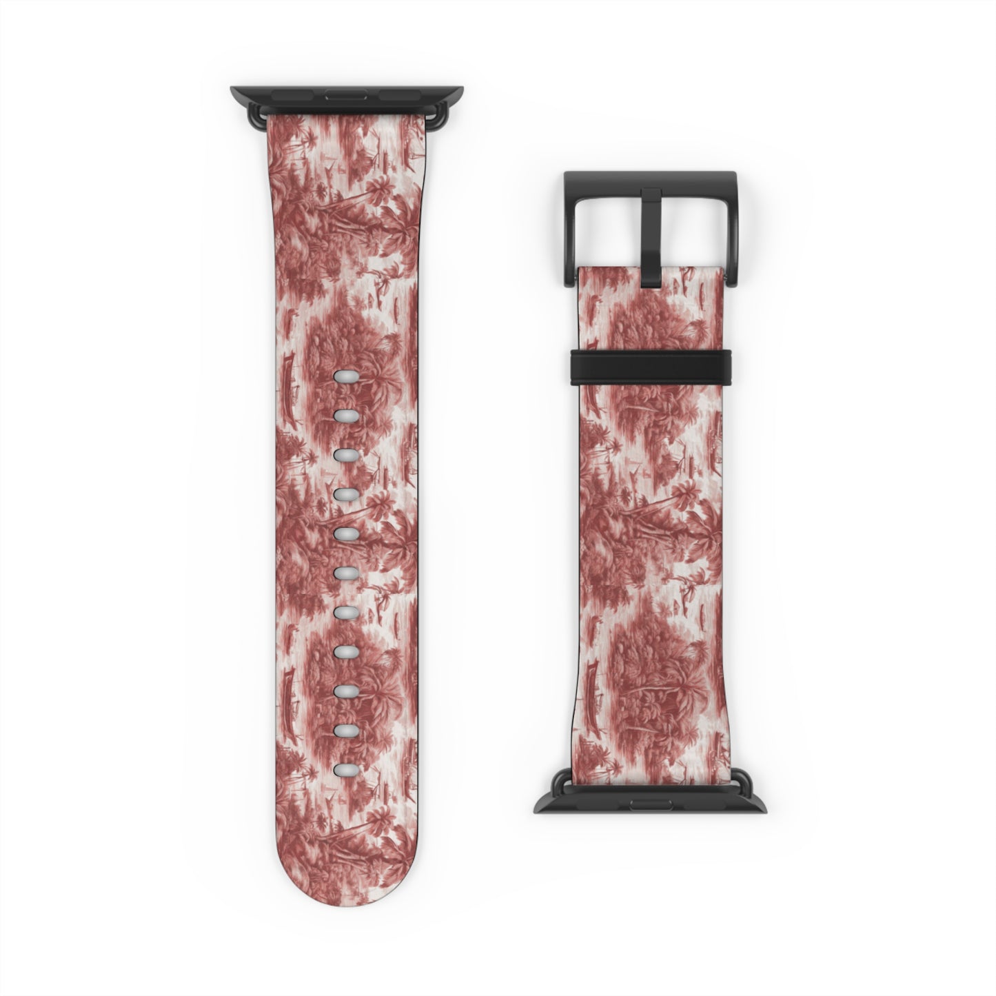 Apple Watch Band - Tropical Toile, russet