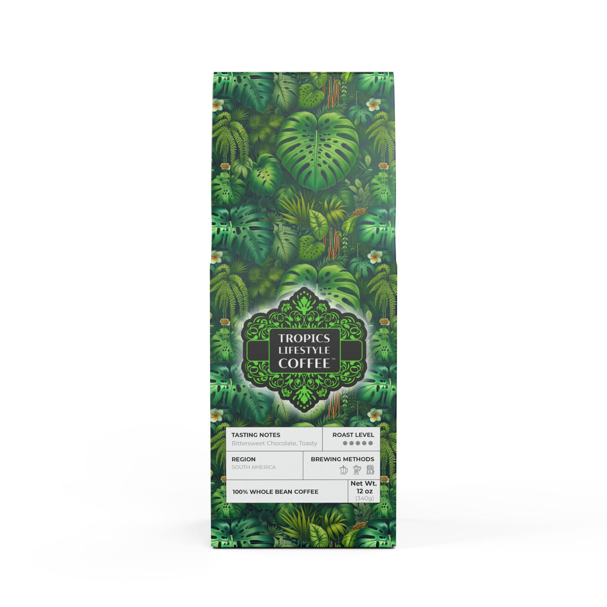 Black Coral Blend™ (Dark French Roast) Specialty Grade Craft Coffee / Rainforest Greenery