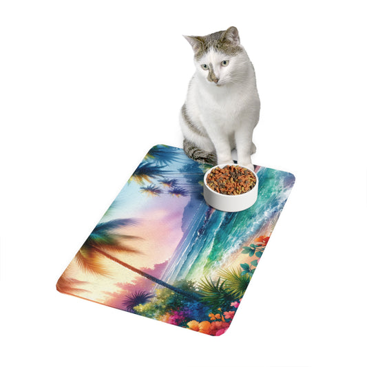 Pet Food Mat (12x18) - Bay of Peace