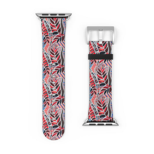 Apple Watch Band - Amazon Whimsy, Red