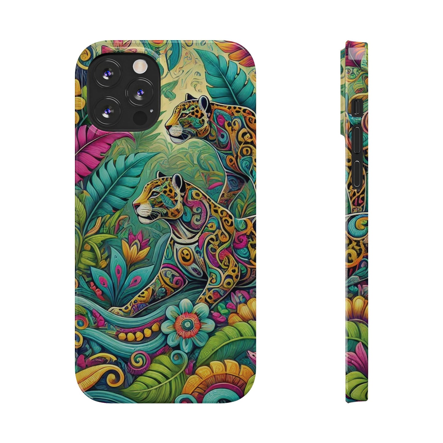Slim Phone Cases - Jaguar Pop