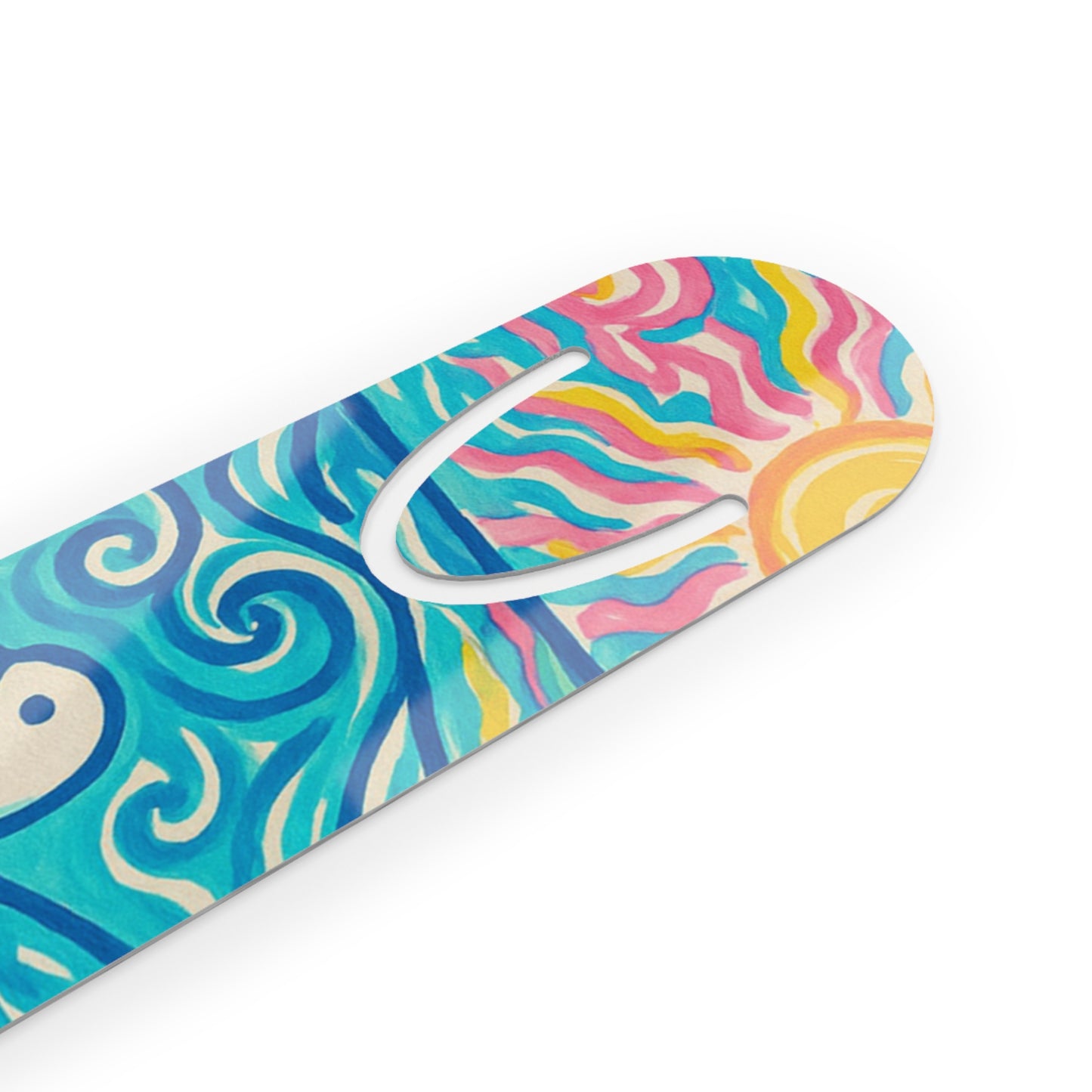 Bookmark - Aluminum, Tropical Beach Seagull