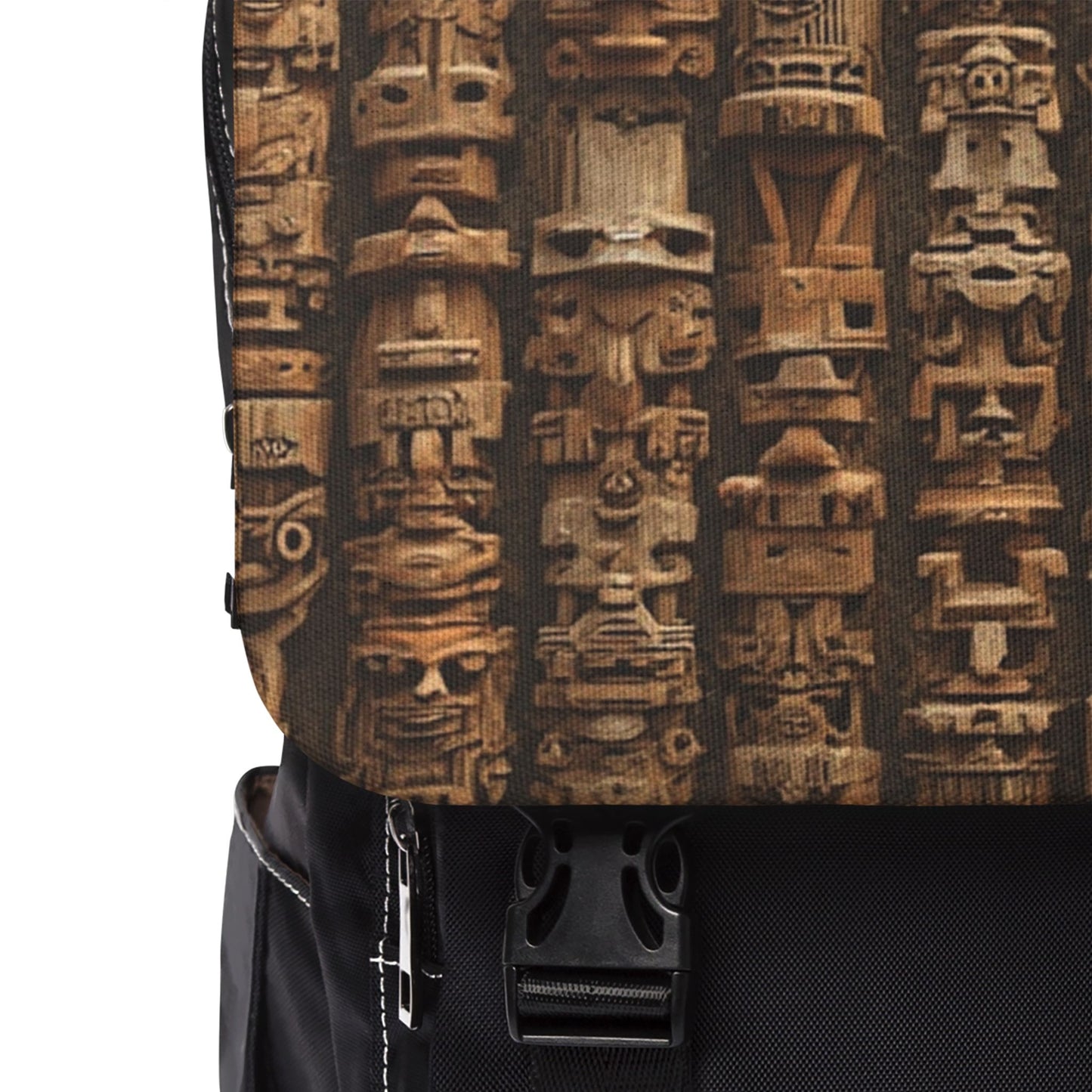 Ancient Tiki Totems Casual Backpack - Perfect for Everyday Adventures