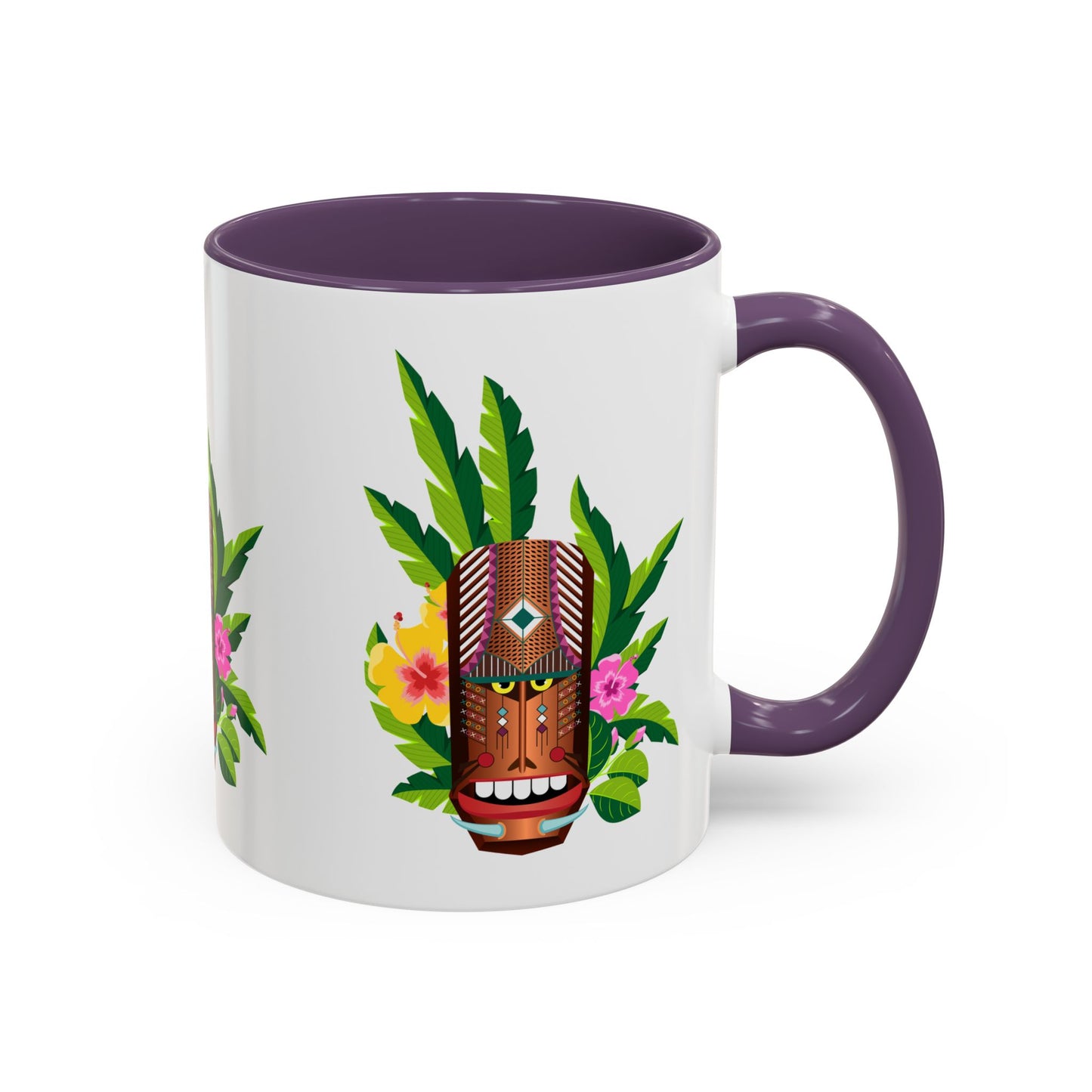 Accent Coffee Mug (11, 15oz), 8 Colors - Tiki Boss Loika