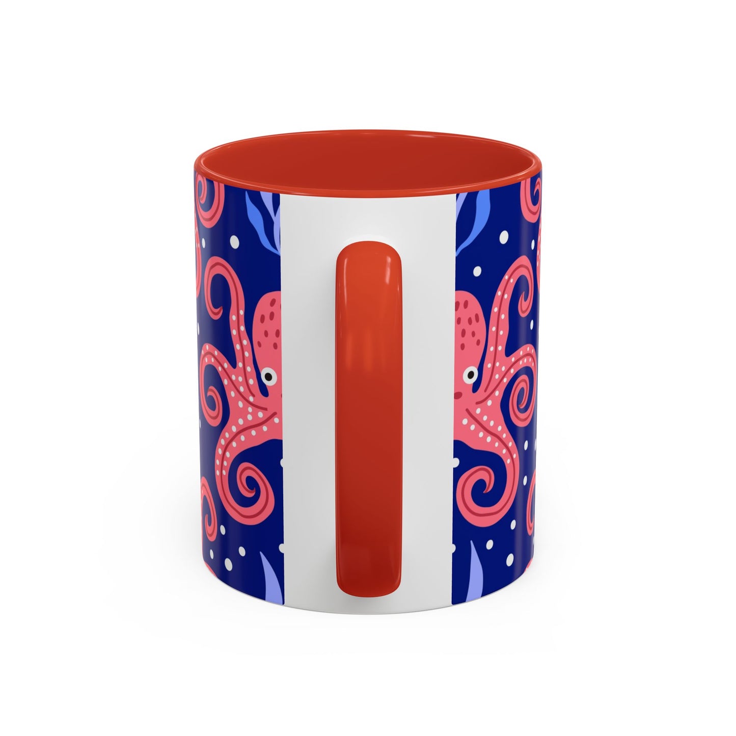 Accent Coffee Mug (11, 15oz), Tentacle Twist Octopus / Various Colors