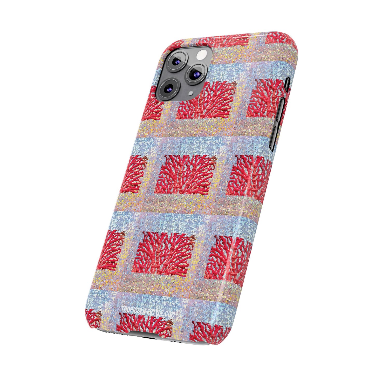 Slim Phone Cases - Disco Red Coral