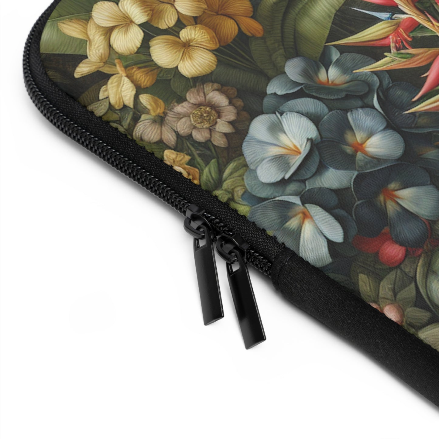 Tropical Laptop Sleeve, 5 Sizes - Perfect for Ocean Lovers & Students / Rainforest Rabbit Outing