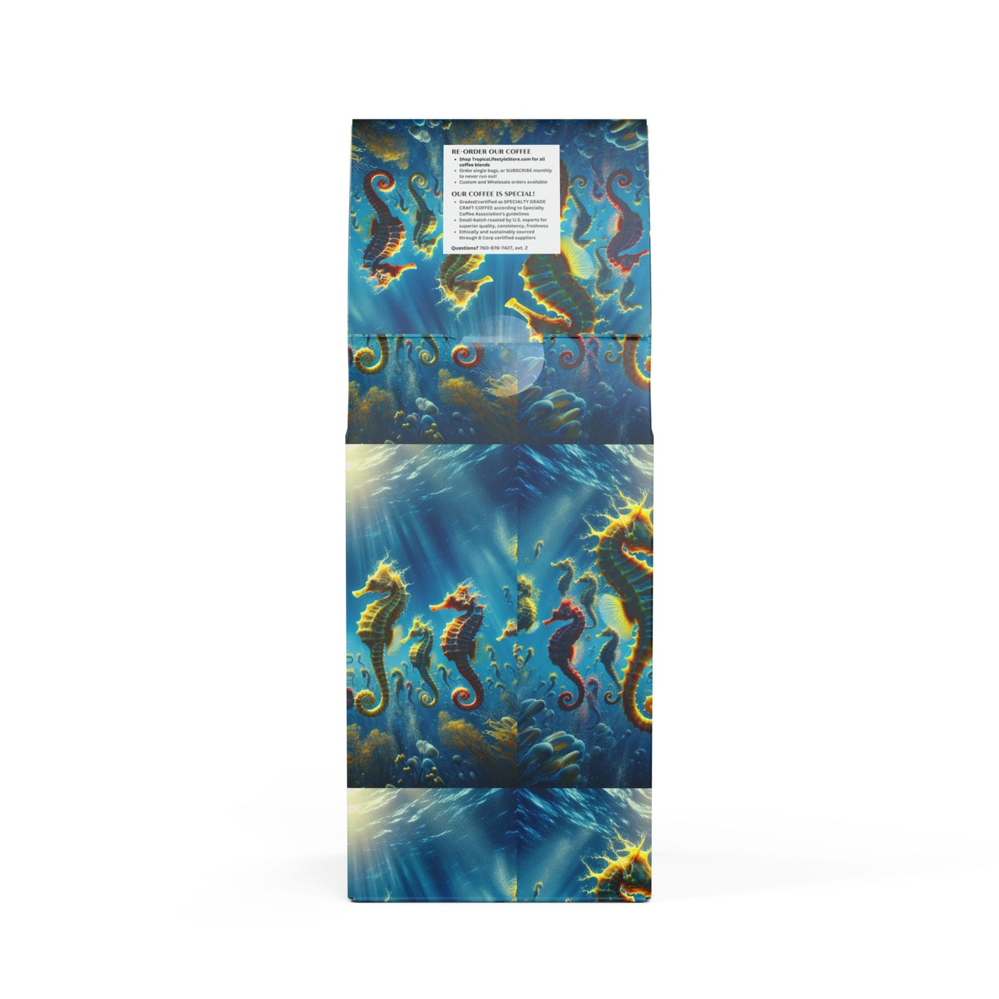 Beach Sunrise Blend™ (Light Roast) Specialty Grade Craft Coffee / Seahorse Party