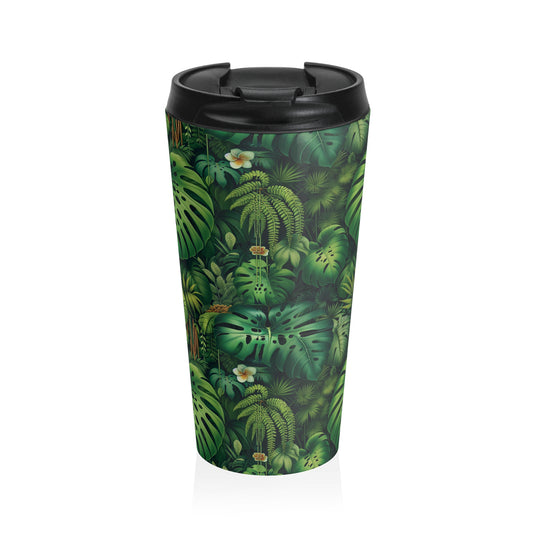 15 oz. Stainless Steel Travel Mug / Rainforest Greens