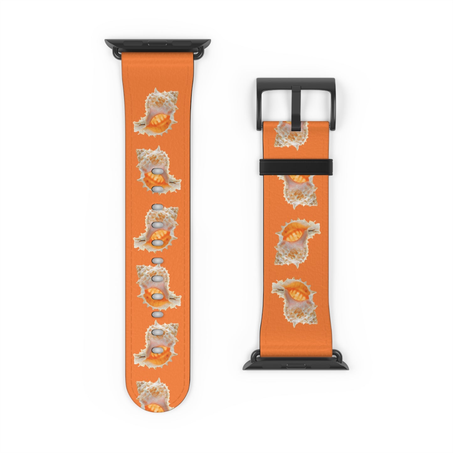 Apple Watch Band - Conch Seashell, crusta orange