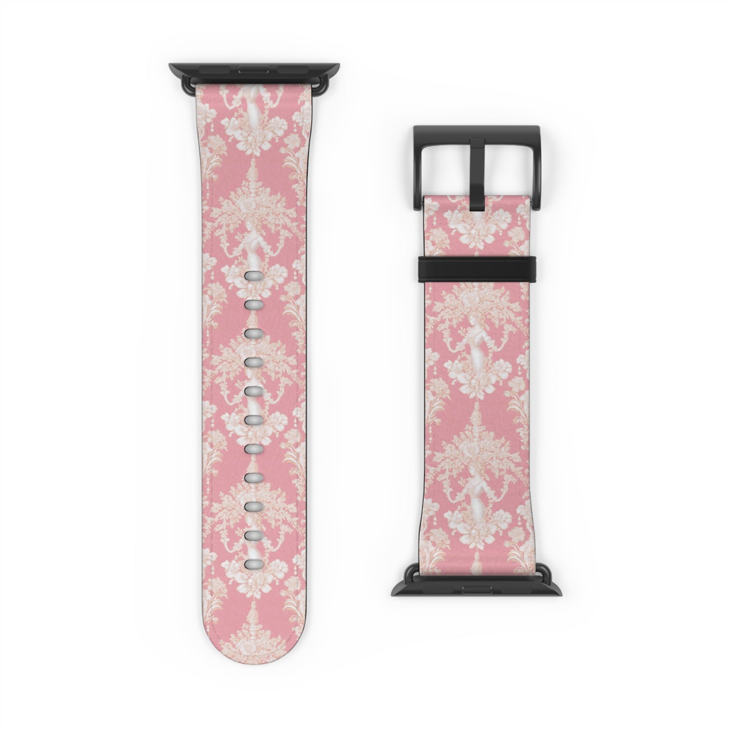 Apple Watch Band - Pearl Lady Toile, pink