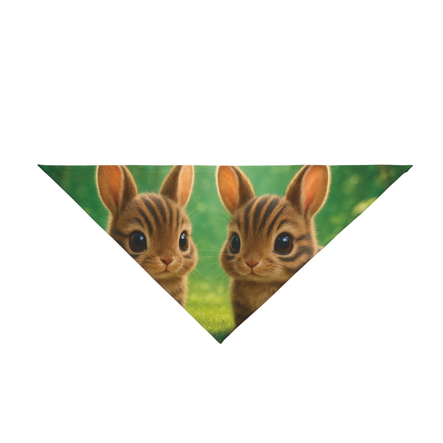 Tropical Baby Sumatran Rabbits Pet Bandana, 2 Sizes - Stylish accessory for dogs & cats
