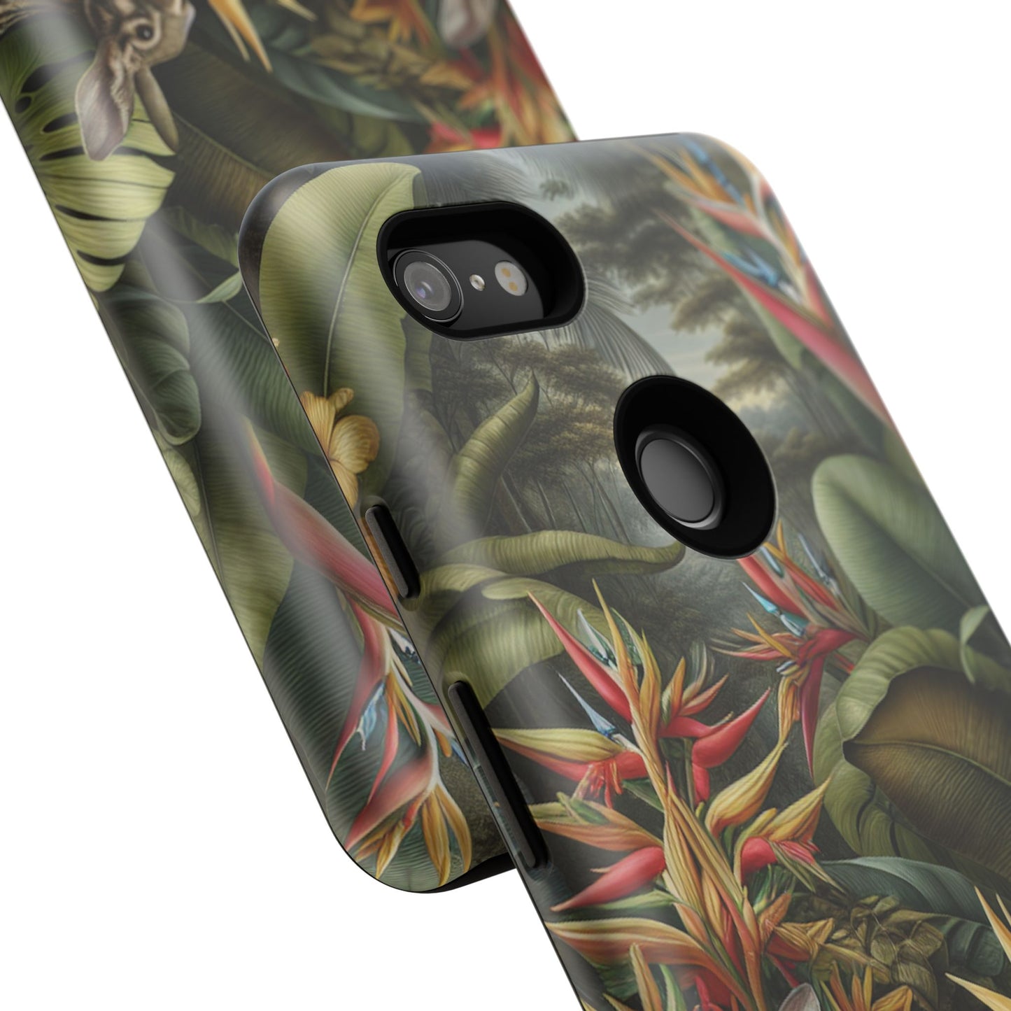 Rainforest Rabbit Outing Phone Case - Tough Cases with Summer Vibe